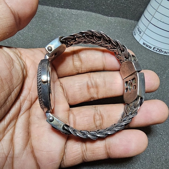 Croton Sterling Silver Case And Bracelet Watch Not Working For Parts Or Repair - Picture 6 of 11